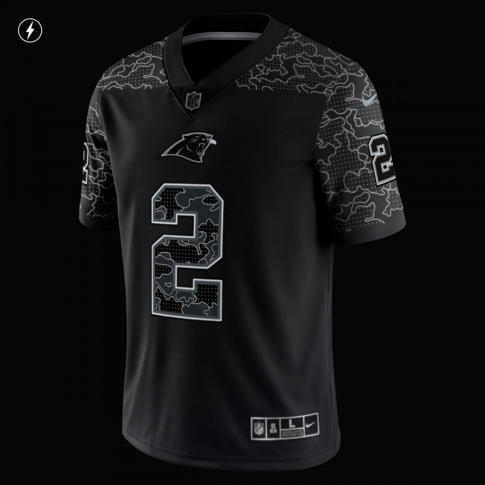 D.J. Moore Carolina Panthers Nike RFLCTV Limited Jersey - Black-Profan Arena